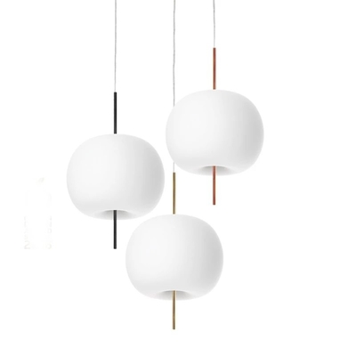 Italy Creative Kitchen Pendant Lights Minimalism Living Room Kushi Pendant Lamp (WH-GP-154)