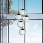 Nordic Glass Pendant Lights Designer Restaurant Bedroom Bedside Brokis Orbis Pendant Lamp(WH-GP-158)