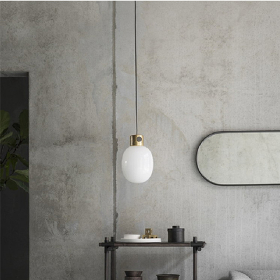 Nordic Danish gold and white minimalist pendant light bedroom bedside Menu JWDA Pendant Lamp(WH-GP-160)