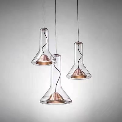 Modern Minimalist Glass Horn Pendant Lamp Bar Restauran Cafe Whistle Medium Pendant Lamp(WH-GP-164)