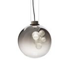 Modern Glass Pendant Lamp Creative Kitchen Island Lamp Dining Room Bedroom Soap Ball Pendant Lights(WH-GP-127)