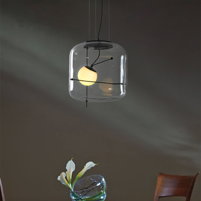 Postmodern Pendant Lamps glass ball lamp Restaurant coffee Bar Plot Pendant Light(WH-GP-132)