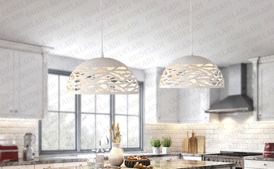 Modern metal pendant lights Hollow dining room lamp living room Lodes Kelly Dome Pendant Lamp（WH-AP-486）