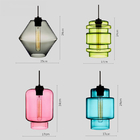 Modern Stained Glass Pendant Lights for Dining Room Kitchen Crystalline Series Pendant lamp(WH-GP-139)