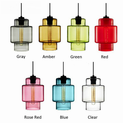 Modern Stained Glass Pendant Lights for Dining Room Kitchen Crystalline Series Pendant lamp(WH-GP-139)