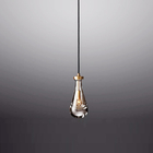 Nordic Glass Pendant Light Water Drop Shape Gold/Black Dining Room Rain Pendant Lamp(WH-GP-143)