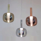 Chrome gold pendant light Glass Art luxury living room Restaurant Bar Dusk Dawn Pendant Light(WH-GP-146)