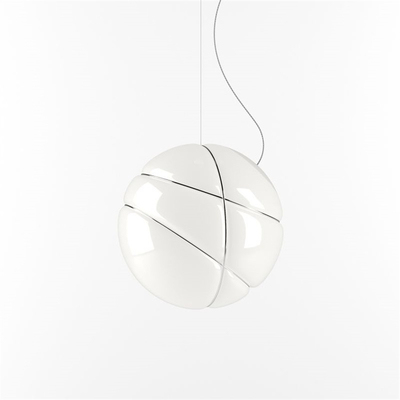 Italian glass ball white pendant lights living room restaurant bedroom Armilla Pendant lamp(WH-GP-149)