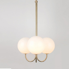 Elegant Glass Balls Pendant Lamp Dining Room Kitchen Restaurant  Angle Pendant Light(WH-GP-151)
