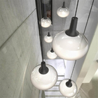 postmodern ball designer pendant lights living room  bedroom offcie Dee Glass Pendant Lamp(WH-GP-152)