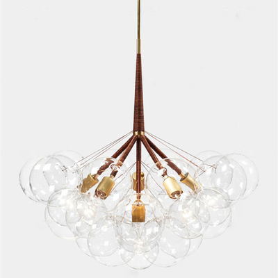 Nordic Concise Molecular Glass Chandelier  Living room Bar Jumbo Bubble Chandelier(WH-MI-326)