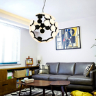 Nordic Home Black Moon Chandelier Art Creative Living Room Bedroom Scopas Chandelier(WH-MI-328)