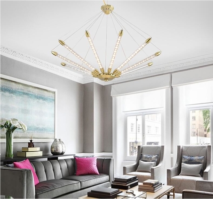 Post-modern minimalist chandelier Creative retractable bedroom living room Kroon 11 chandelier(WH-MI-332)