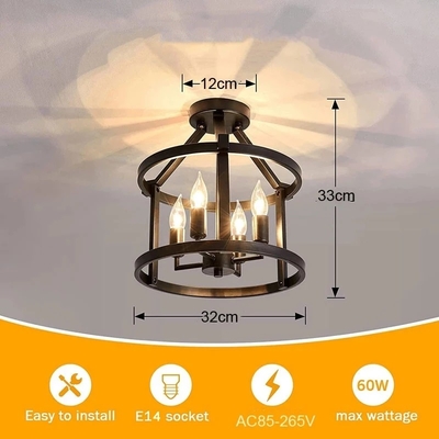 Retro American Vintage Chandelier Ceiling Light Farmhouse wholesale chandeliers(WH-CI-156)