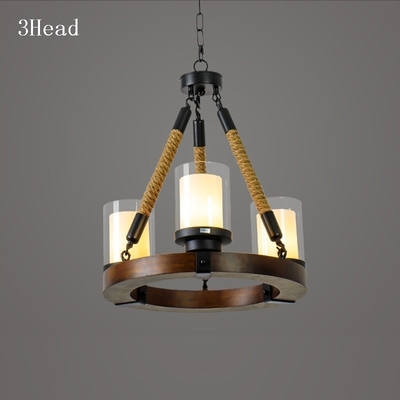 Retro Vintage Rope Pendant Light Lamp Loft Creative Personality Industrial Lamp(WH-CI-158)