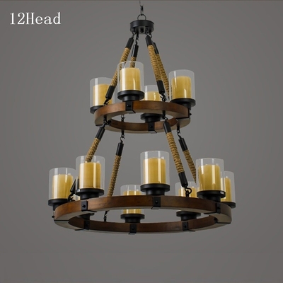 Retro Vintage Rope Pendant Light Lamp Loft Creative Personality Industrial Lamp(WH-CI-158)