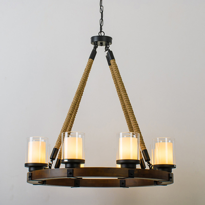 Retro Vintage Rope Pendant Light Lamp Loft Creative Personality Industrial Lamp(WH-CI-158)