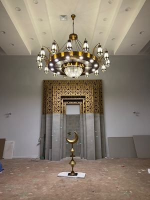 Mosque large chandelier for islamic center masjid project chandelier（WH-DC-56)