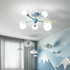 Modern Led Chandelier For Living Room Bedroom Children's Room Iron Kids Hanglamp(WH-AP-501)