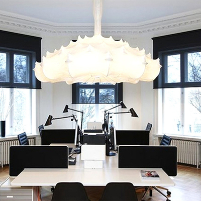 Postmodern Silk Chandelier For Living Room Bedroom Dining Room Zeppelin Chandelier(WH-MI-348)