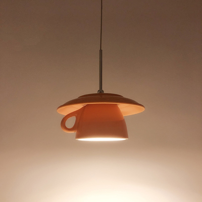 Modern Pendant Lights Macaroon Ceramic Lustrous Kitchen Teaport Hanging Lamp(WH-AP-510)