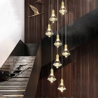 Modern Pendant Lights Designer Crystal Led Hanging Lamp For Living Room Diamond hanging lamp(WH-AP-516)