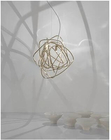 Postmodern creative art simple stainless chandelier living room Doodle Vertical chandelier(WH-MI-359)