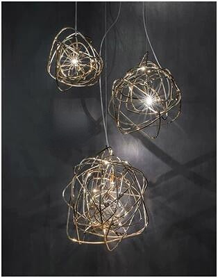 Postmodern creative art simple stainless chandelier living room Doodle Vertical chandelier(WH-MI-359)