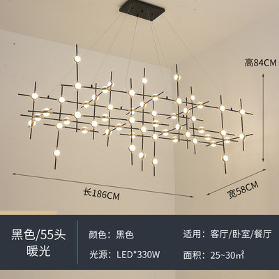 modern dining room glass star chandeliers Bedroom Living Room Constellation Aquarius chandelier(WH-MI-364)