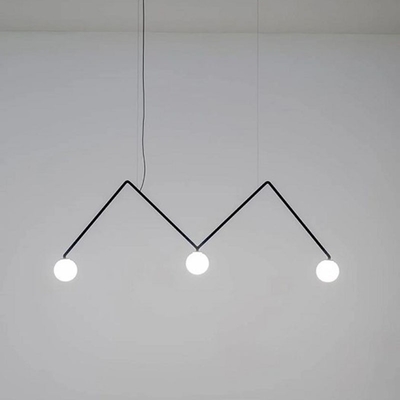 Modern bubble glass chandeliers mini bar lamp Dining Room Kitchen Dabliu Globe Chandelier(WH-MI-367)