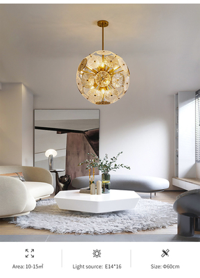 Modern Ball Chandelier Led Glass Kitchen Pendant Light Gold Ceiling Lamp(WH-AP-522)