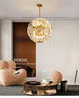 Modern Ball Chandelier Led Glass Kitchen Pendant Light Gold Ceiling Lamp(WH-AP-522)