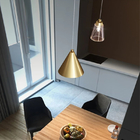 Nordic Led Pendant Lights For Living Room Bedside Double-Head Hanging Lamp(WH-AP-523)