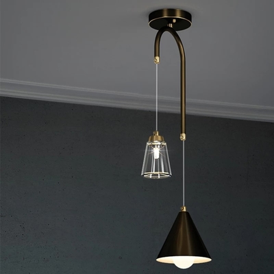 Nordic Led Pendant Lights For Living Room Bedside Double-Head Hanging Lamp(WH-AP-523)