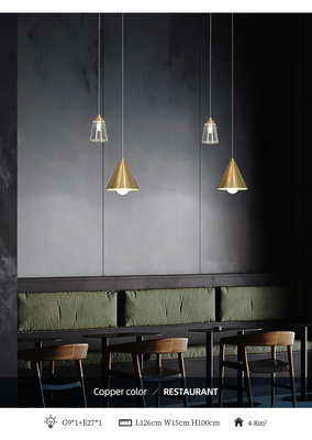 Nordic Led Pendant Lights For Living Room Bedside Double-Head Hanging Lamp(WH-AP-523)