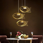 Modern Led Pendant Lights Designer Iron Fish Hanglamp For Dining Room Study zhongshan lighting(WH-AP-525)