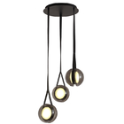 Nordic Modern Pendant Lights Glass Leather Belt Yo-yo Hanging Lamp(WH-GP-168)
