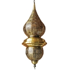 Modern Decorative Large Muslim Arabic Lamps Carved Moroccan Style Pierced Metal Pendant Lights(WH-DC-63)