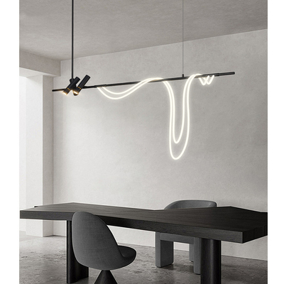 Nordic Designer Long Arc Lamp Spotlight chandelier dining room Bar Minimalism Chandelier(WH-MI-391)