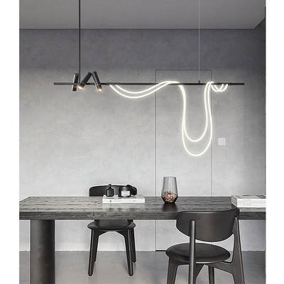 Nordic Designer Long Arc Lamp Spotlight chandelier dining room Bar Minimalism Chandelier(WH-MI-391)