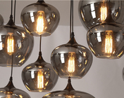 Nordic Pendant Light Hook Chandelier Industry aesthetic room decor Glass Lamp Modern Chandelier（WH-GP-174)