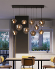 Nordic Pendant Light Hook Chandelier Industry aesthetic room decor Glass Lamp Modern Chandelier（WH-GP-174)