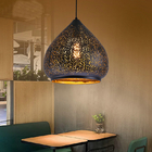 Modern Iron Art Drop light Energy Saving Light Decoration Moroccan Hanging Pendant Lamp(WH-DC-67)