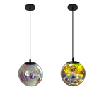 Fashion Glass Ball Pendant Light Modern LED Indoor Lamp Restaurant Dining Room Kitchen Island Pendant Lights(WH-GP-177)