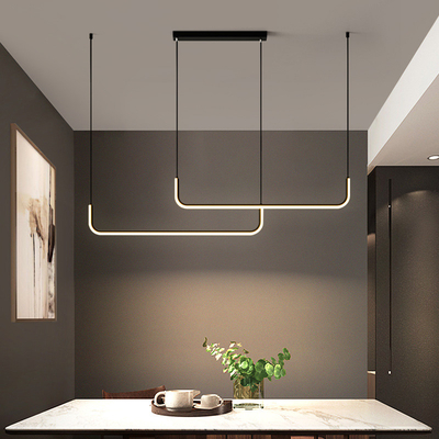 Modern Kitchen Island Chandelier Living Room Black minimalist designer Chandelier (WH-MI-398)