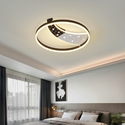 Modern Led Ceiling Lights Art Deco Star Indoor Lighting Living Room Bedroom Round ceiling lamp(WH-MA-200)