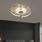 Modern LED Ceiling Light Simplicity Fashion Geometric Light luxury Black Gold ceiling lamp(WH-MA-204)