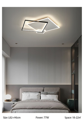 Ceiling Chandelier for Aisle Modern Lamp in Corridor Simple Square Led Light（WH-MA-208)