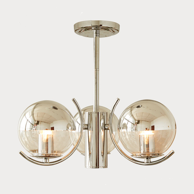 Modern Chrome Chandelier Bedroom Dining Room Art E27 Glass Ball Chandelier (WH-MI-407)