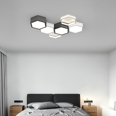 Simple Modern Living Room Lights Minimalist Bedroom Dining Room honeycomb LED Ceiling Lights(WH-MA-211)